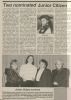 Trisha Gibson and April Verch nominated for Jr Citizen of the Year c1994