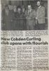 Cobden Curling Club opening