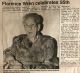 Wren, Florence nee McGahran celebrates 95th Birthday 