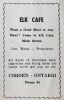 CHx-Elk Café Advertisement