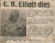 Elliott, EB death