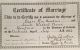 Hawkins, Edgar Roy & Janet Waddell Church Marriage Certificate