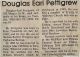 Earl Douglas PETTIGREW obituary