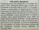 Wilson, Margaret Isobel MACLEOD death Wilson, Margaret Isobel MACLEOD death