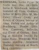 Lorne Festus WEEDMARK obituary