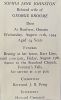 Broome, Sophia Jane JOHNSTON funeral card