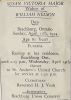 Nelson, Susan Victoria MAJOR funeral card