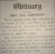 01819-Johnston, Mrs James nee Matilda Bradley death notice