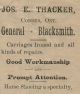 CHx-Thacker, Joseph E. advertisement - Blacksmith