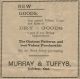 Murray & Tuffy advertisement
