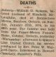 Roberts, William George death