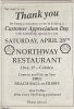 Northway Restaurant advertisement