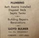 Bulmer, Lloyd advertisement for Building Renovations