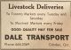 Dale Transport advertisement
