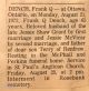 Dench, Frank obituary