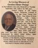 Prange, Gordon Elmer funeral card