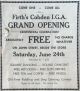 EVENT-CENTENNIAL BALL & ACTIVITIES, 1967 Firth's Cobden I.G.A. grand opening