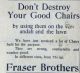CHx-Fraser Brothers advertisement