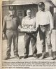 Mathieson brothers Delmar & Daryl receive Surge Milk Quality Master Award from Jack McLaren, 1993