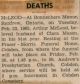 McLeod, Arthur death