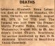 Lebarron, Elizabeth Edna death