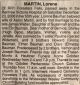 Martin, Lorene BAUMAN obituary Martin, Lorene BAUMAN obituary
