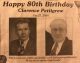 Pettigrew, Clarence celebrates birthday