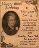 Young, Georgina nee Stone celebrates 100th birthday