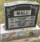 Gravestone-Wall, Richard & Sarah nee Lynch; sons Wilfred & Irven