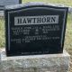 Gravestone-Hawthorn, Harold John & Hazel Lois nee McLaughlin; son Harlow