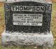 Gravestone-Thompson, Josiah William & Florence Jackson