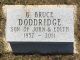 Gravestone-Doddridge, Bruce
