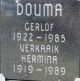 Gravestone-Douma, Gerlof & Hermina nee Verkaaik 