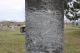 Gravestone-Freeland, Mary gravestone closeup