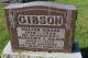 Gravestone-Gibson, Walter & Margaret J. nee Wilson
their daughter Gladys Mary