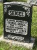 Gravestone-Seigel, George Wilfred and Margaret Leeck