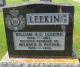 Gravestone-Leeking, Wm H. C. & Mildred nee Peever