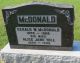 Gravestone-McDonald, Gerald W. & Alice Jane nee Hill