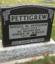 Gravestone-Pettigrew, Russell M. & Norma M. Burgess