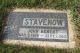 Gravestone-Stavenow, John Robert