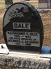 Gravestone-Dale, Raybourne G. & Mildred Delorme
