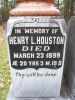 Gravestone-Houston, Henry L. 
