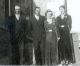 01617-Bennett, Bob & Winnie nee May wedding photo; attendants Clifford & Iva May
