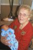 Gladys Francis with gt grandson Xavier