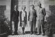 CDHS teaching staff, 1946:  Mr. Don Hughes, Miss H. Raitt, Mr. I. Walsh, Mr. Fred Truelove